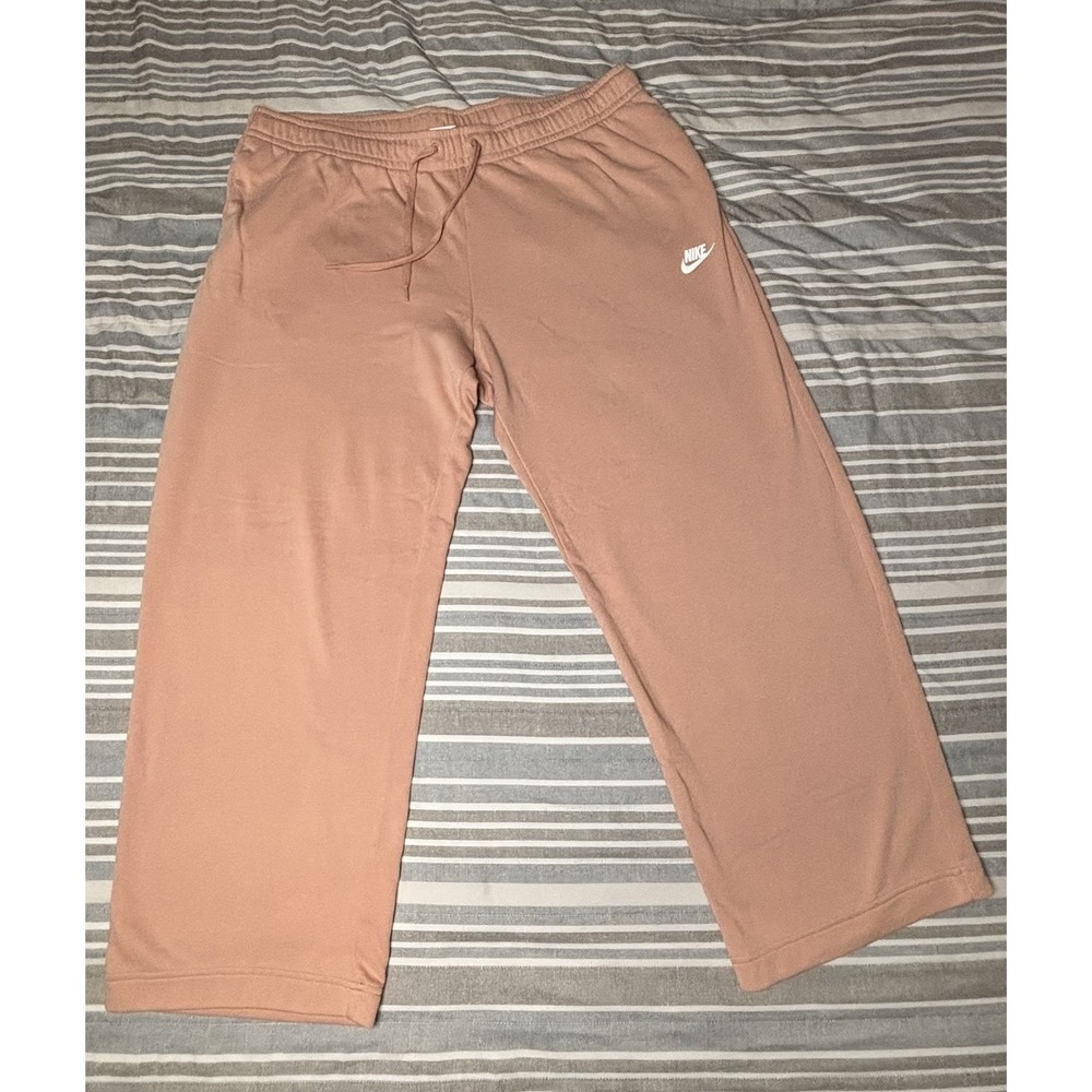 Women's Nike Peach/Pink Wide Leg Sweatpants Size XXL